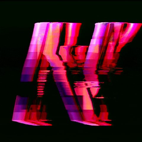 Glitch Alphabet GIF by #BASILIO