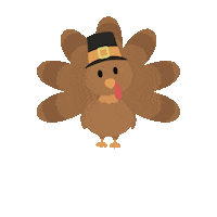 Thanksgiving Turkey Sticker