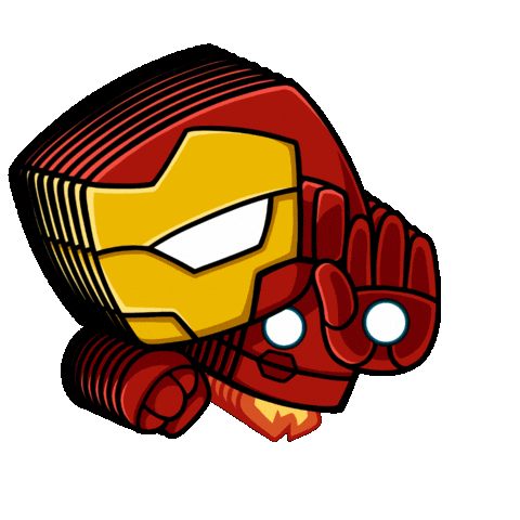Iron Man Marvel Sticker by Paulberger