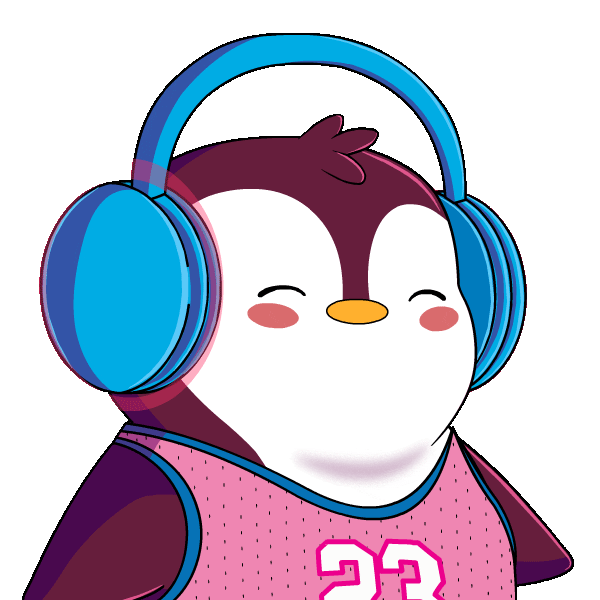 Happy Good Vibes Sticker by Pudgy Penguins