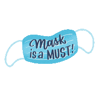calligraphynimj mask maskup maskisamust Sticker