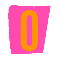 Abc D Sticker by Carlota Menezes