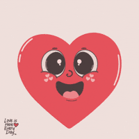 Happy Heart GIF by Love is Here Every Day™