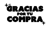 Gracias Compra Sticker by Lux Cardenas Design