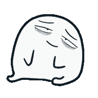 Tired 厭世 Sticker