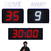 9 Away Sticker