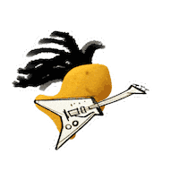 Jamming Rock On Sticker by Goldfish