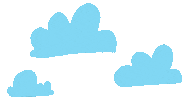 okgoods blue cloud weather clouds Sticker