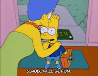 Season 9 School GIF by The Simpsons