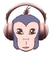 Monkey Sticker