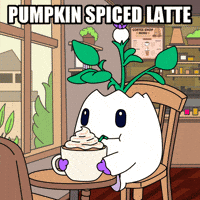 Pumpkin Spice Coffee GIF by Magic Eden