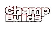 Champ Builds Sticker by SpiritFX