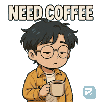 Tired Coffee Sticker by Persona