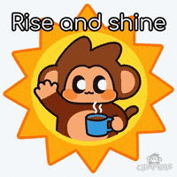 Happy Good Morning GIF by Chimpers