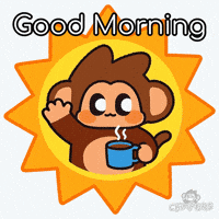 Happy Good Morning GIF by Chimpers