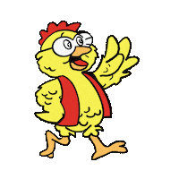 Fried Chicken Sticker by Golden Chick