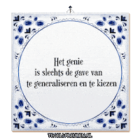 Genie Focus Sticker by Tegelspreuken.nl
