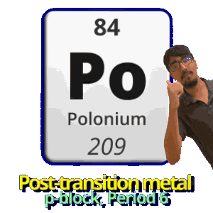 Po Polonium Sticker