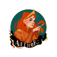 smclaman author writer artsy sabrina claman Sticker