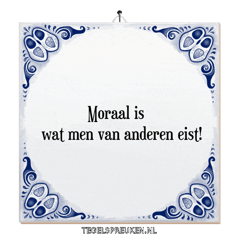 Respect Nl Sticker by Tegelspreuken.nl