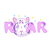 eliinake tiger roar elina eliinake Sticker