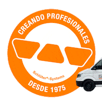Schlutersystemseps construccion arquitectos materiales furgoneta Sticker