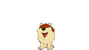 Dog Cartoon Sticker by TRT