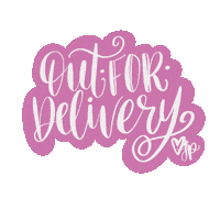 Maker Out For Delivery Sticker