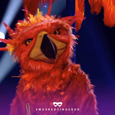 Fire Bird GIF by The Masked Singer UK & The Masked Dancer UK