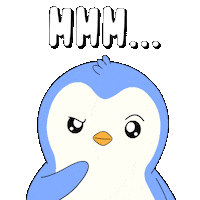 Confused Penguin Sticker by Pudgy Penguins