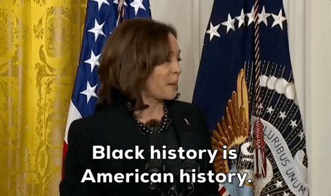 Kamala Harris Black History Month GIF by GIPHY News