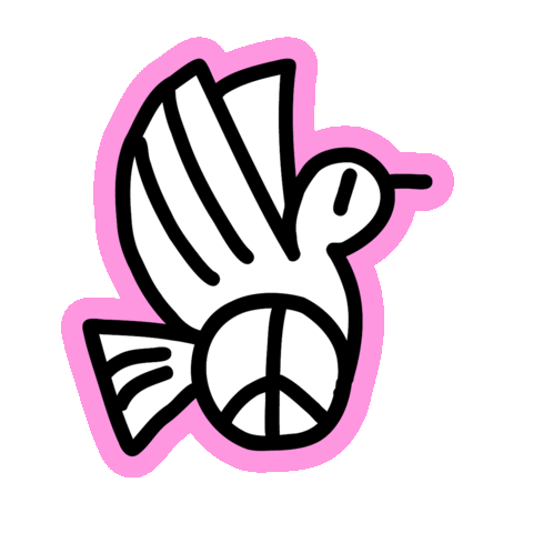 FetedelaMusiqueDeutschland giphyupload music peace bird Sticker