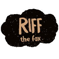 riffraffandco fox riff raff riff riff raff sleep toys Sticker