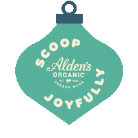 Christmas Winter Sticker by Alden's Organic Ice Cream