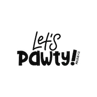 Maudjeandco party cats kittens pawty Sticker