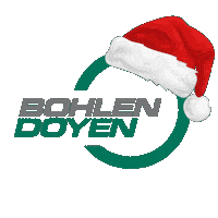 Christmas Rot Sticker by Bohlen & Doyen