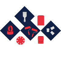 intercores logistica tintas distribuidora materialdeconstrucao Sticker