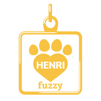 Henri Dogtag Sticker by Fuzzy Pet Health