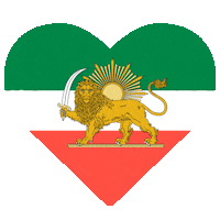 Iran Pahlavi Sticker by Golesorkh Co.