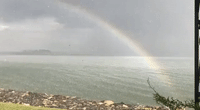 Spring Brings Hail, Sunshine, and a Rainbow to Connecticut