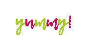 figurscout food pink green yummy Sticker