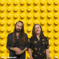 LEGOMastersAU australia whatever shrug lego GIF