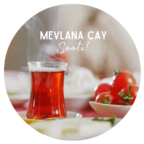 mevlanacay giphyupload çay turkish tea çay saati Sticker