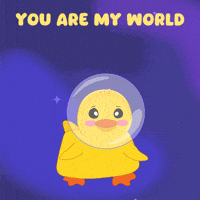 I Love You Space GIF by MeetDuckey