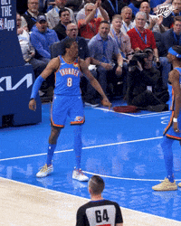 High Five No Problem GIF by OKC Thunder