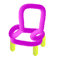Chair Comfort Sticker by avaho
