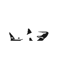 hamiltondevices black tech shark hamilton Sticker