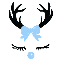 Shop Reindeer Sticker by Stilaar