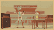 rick and morty animation GIF by Sub Pop Records
