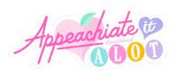 Peach Appreciate Sticker